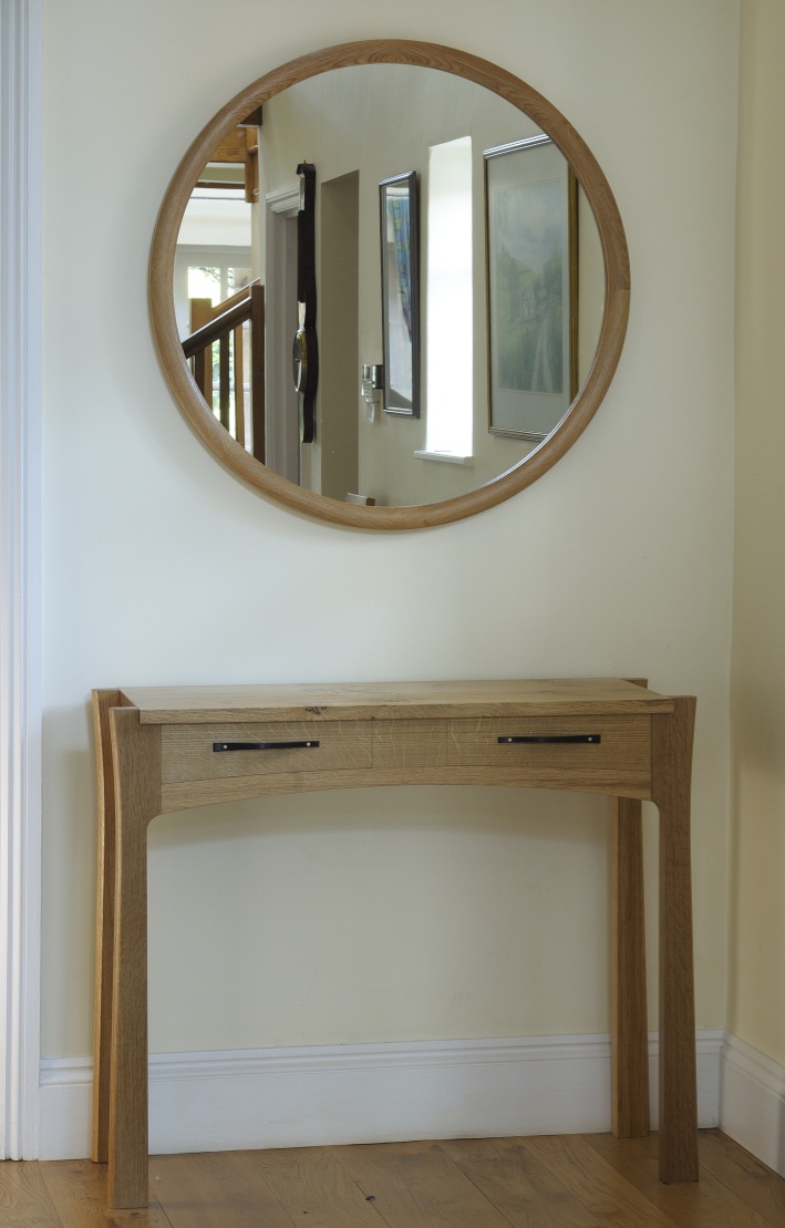 Hall table and mirror